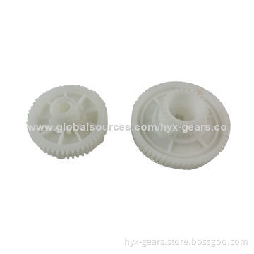 Plastic Helical Gears for Machinery Parts, 0.3 to 2.0mm Module